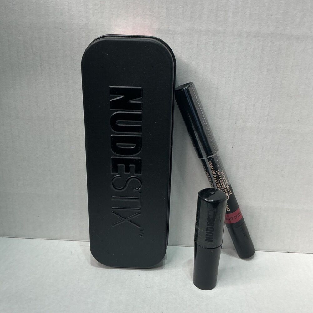 Large Assorted Lot Of Nudestix Intense Matte Lip +Sweet Cheek Pencil Crayons